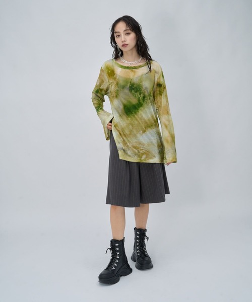 HARE(ハレ)の「レースストライプハーフパンツ(HARE)(その他パンツ・レディース・シルバー・FREE)」の7枚目の写真