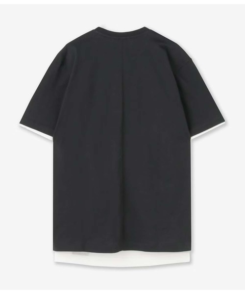 junhashimoto(ジュンハシモト)の「LAYERED PACK TEE(Tシャツ/カットソー・メンズ・ホワイト×ホワイト/ブラック×ホワイト・4/3/5)」の9枚目の写真