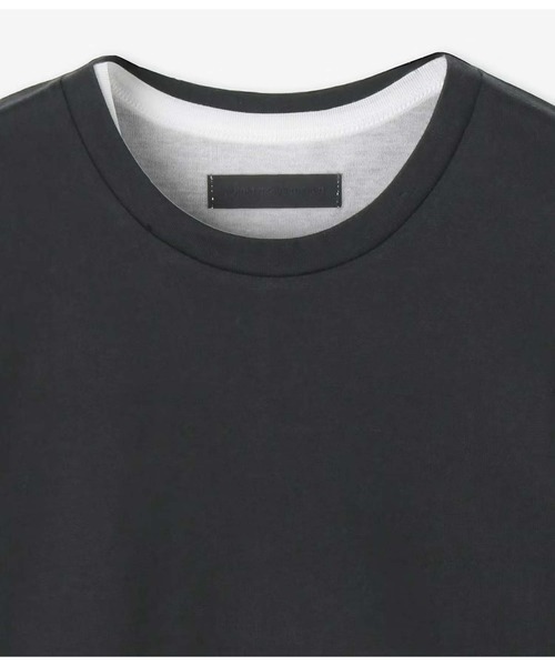 junhashimoto(ジュンハシモト)の「LAYERED PACK TEE(Tシャツ/カットソー・メンズ・ホワイト×ホワイト/ブラック×ホワイト・4/3/5)」の3枚目の写真