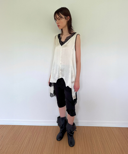 DIAGONAL(ダイアゴナル)の「LACE SLIP DRESS (ivory)(ワンピース・レディース・その他・FREE)」の2枚目の写真