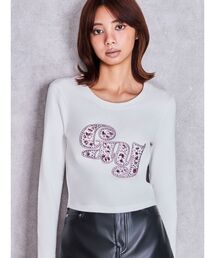 GY bijou long sleeveトップス
