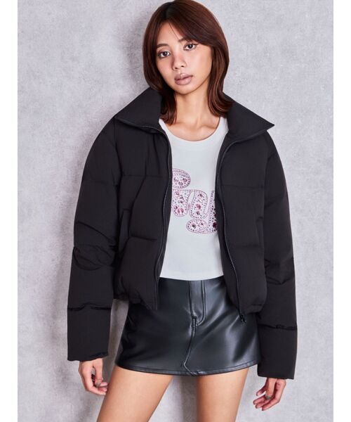 GYDA（ジェイダ）の「GY bijou long sleeveトップス（Tシャツ/カットソー・レディース・ブラック/オフホワイト・FREE）」の17枚目の写真