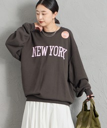 [REGENCY WORKS/リージェンシー・ワークス] 別注 スーベニアプリント クルーネックスウェット