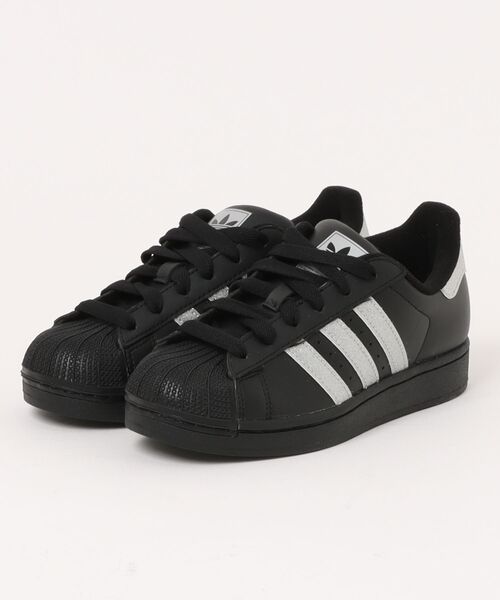 adidas(アディダス)の「ADIDAS アディダス SUPERSTAR TD スーパースター TD HQ5213 ABC-MART限定 *CORE/SILV/CORE(スニーカー・メンズ・ブラック・22.0cm/22.5cm/26.0cm/25.5cm/25.0cm/24.5cm/24.0cm/23.5cm/23.0cm/28.0cm/27.5cm/27.0cm/26.5cm)」の1枚目の写真