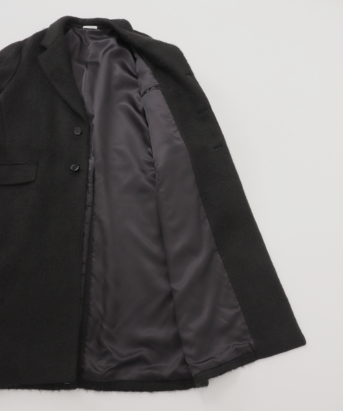 Couture d'adam(クチュールドアダム)の「COUTURE D’ADAM (クチュール ド アダム) Chester コート(チェスターコート・メンズ・ブラック・38/40)」の2枚目の写真