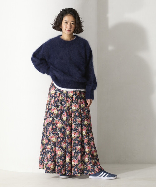 Freada（フリーダ）の「Freada/フリーダ フラッフィーニット プルオーバー（ニット/セーター・レディース・ネイビー/グレー/レッド・ONE SIZE）」の12枚目の写真
