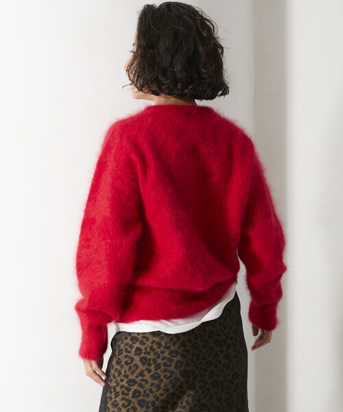 Freada（フリーダ）の「Freada/フリーダ フラッフィーニット プルオーバー（ニット/セーター・レディース・ネイビー/グレー/レッド・ONE SIZE）」の19枚目の写真