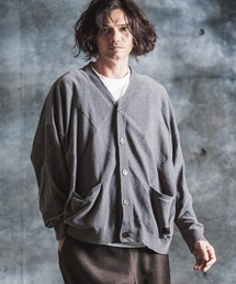 mcg3900-Diamond Jacquard Chenille Cardigan ニットカーディガン(212-042-gla-cg)