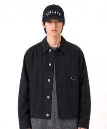 FILLIP J（フィリップジェー）の「コットン100% 短丈 フレンチワークジャケット/ カバーオール（カバーオール）」