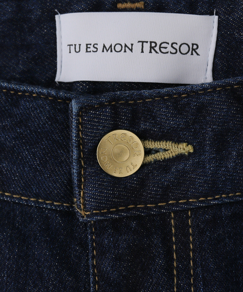 Tu es mon TRESOR（トゥ エ モン トレゾア）の「【TU ES MON TRESOR/トゥ エ モン トレゾア】The Rutile Jean（デニムパンツ・レディース・ブラック/ネイビー・24/23/25）」の6枚目の写真