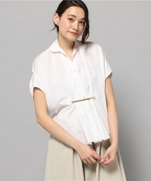 sakayori | sakayori(サカヨリ)フロントギャザーシャツ(シャツ/ブラウス)