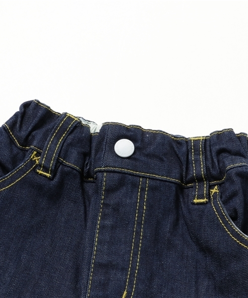 Smoothy（スムージー）の「Smoothy Denim sarouel pants / スムージー デニムサルエルパンツ（デニムパンツ・キッズ・インディゴブルー・90/100/110/140/130/150/120/160）」の3枚目の写真