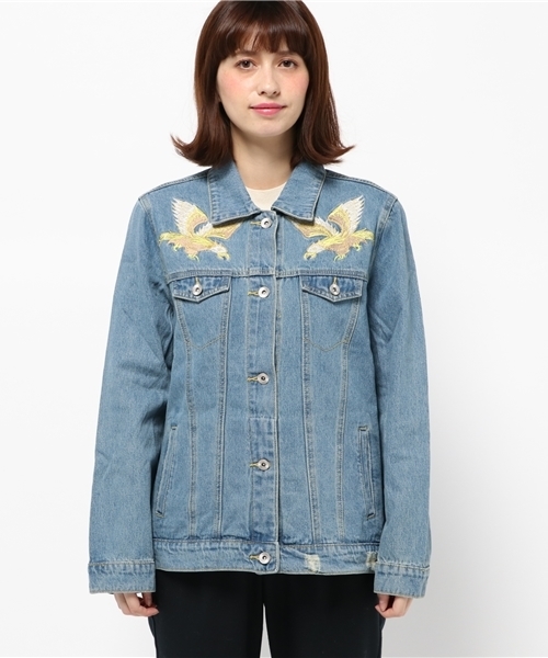 WEGO（ウィゴー）の「DISPARK/刺繍Gジャン（デニムジャケット）」 - WEAR