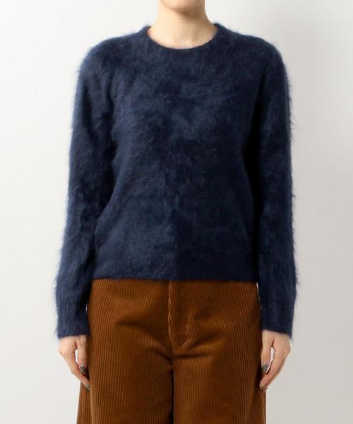 Drawer(ドゥロワー)のカシミヤファーニットネイビー