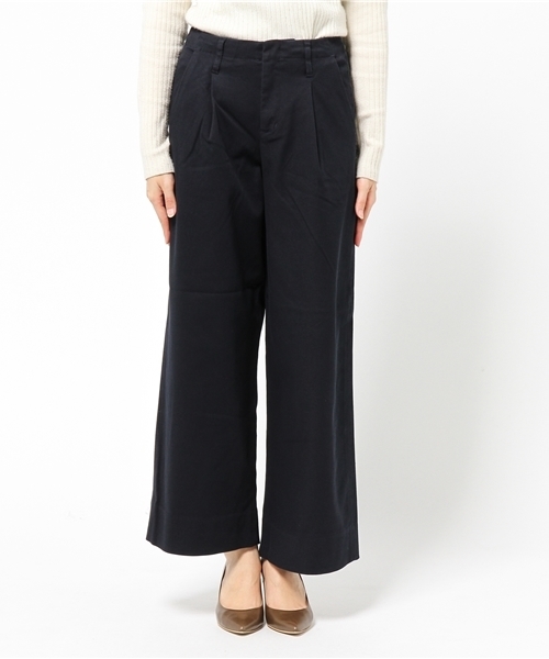 laboratory work（ラボラトリーワーク）の「カルゼストレッチワイドパンツ（その他パンツ・レディース・カーキ/ベージュ/ネイビー・MEDIUM/SMALL）」の4枚目の写真