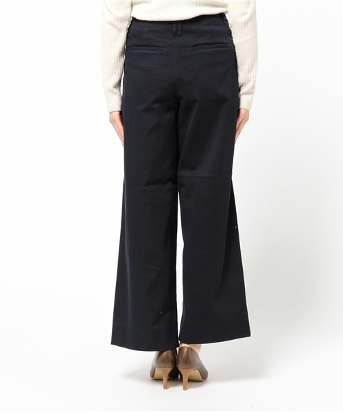 laboratory work（ラボラトリーワーク）の「カルゼストレッチワイドパンツ（その他パンツ・レディース・カーキ/ベージュ/ネイビー・MEDIUM/SMALL）」の6枚目の写真