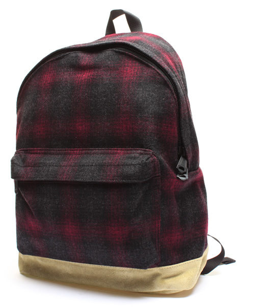 BEAUTY&YOUTH UNITED ARROWS（ビューティーアンドユースユナイテッドアローズ）の「BY ウール/スエード　デイパック ◆（バックパック/リュック・メンズ・レッド/ネイビー・F）」の2枚目の写真