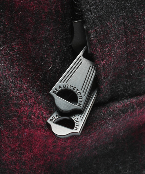 BEAUTY&YOUTH UNITED ARROWS（ビューティーアンドユースユナイテッドアローズ）の「BY ウール/スエード　デイパック ◆（バックパック/リュック・メンズ・レッド/ネイビー・F）」の9枚目の写真