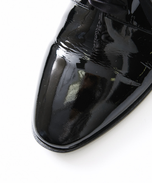 Au BANNISTER(オゥバニスター)の「サテンリボンシューズ(ドレスシューズ・レディース・ブラック/ワイン/シルバー・35/39/38/36/37)」の9枚目の写真