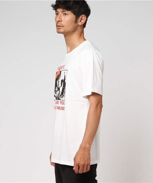 WEGO(ウィゴー)の「WEGO/FANTASTICフォトカットソー(Tシャツ/カットソー・メンズ・ブラック/ホワイト・LARGE/MEDIUM)」の3枚目の写真
