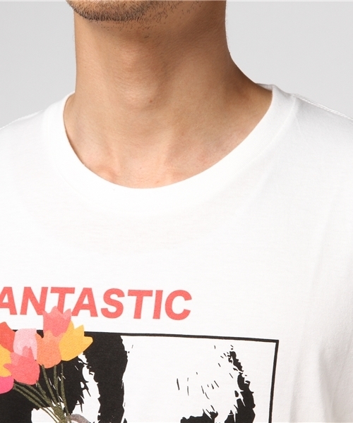 WEGO(ウィゴー)の「WEGO/FANTASTICフォトカットソー(Tシャツ/カットソー・メンズ・ブラック/ホワイト・LARGE/MEDIUM)」の5枚目の写真