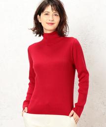 green label relaxing | [手洗い可能] CR W リブ タートル 12G ニット(ニット/セーター)