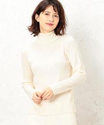 green label relaxing | [手洗い可能] CR W リブ タートル 12G ニット(ニット/セーター)