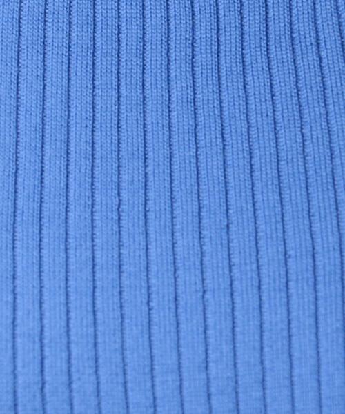 green label relaxing（グリーンレーベルリラクシング）の「[手洗い可能] CR W リブ タートル 12G ニット ◆（ニット/セーター・レディース・ライトグレー/ネイビー/レッド/オフホワイト/ターコイズブルー/ライトピンク/コバルトブルー/その他1・FREE）」の12枚目の写真