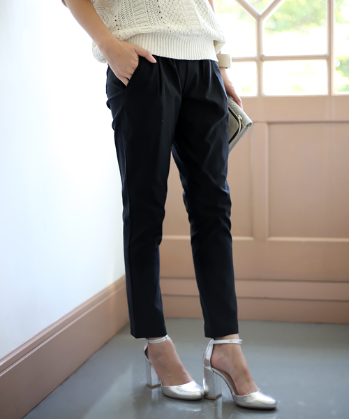 Bou Jeloud（ブージュルード）の「《シリーズ累計80万本突破》ハイテンション美脚パンツ（その他パンツ・レディース・ブラック/カーキ/A/ネイビー/ベージュ/オフホワイト/キャメル/オリーブ/ブルー・36/34/40/38）」の3枚目の写真