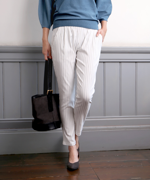 Bou Jeloud（ブージュルード）の「《シリーズ累計80万本突破》ハイテンション美脚パンツ（その他パンツ・レディース・ブラック/カーキ/A/ネイビー/ベージュ/オフホワイト/キャメル/オリーブ/ブルー・36/34/40/38）」の15枚目の写真