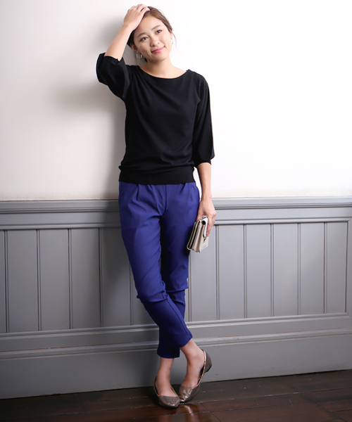 Bou Jeloud（ブージュルード）の「《シリーズ累計80万本突破》ハイテンション美脚パンツ（その他パンツ・レディース・ブラック/カーキ/A/ネイビー/ベージュ/オフホワイト/キャメル/オリーブ/ブルー・36/34/40/38）」の18枚目の写真