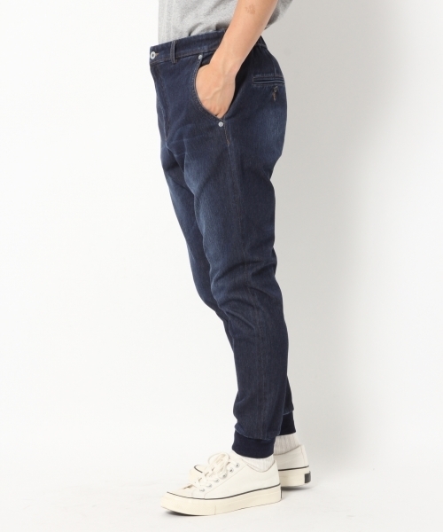 GLOBAL WORK（グローバルワーク）の「【抜群のストレッチ】ニットデニムイージーパンツ/762657（その他パンツ・メンズ・ライトブルー/ネイビー・LARGE/SMALL/MEDIUM/X-LARGE）」の10枚目の写真