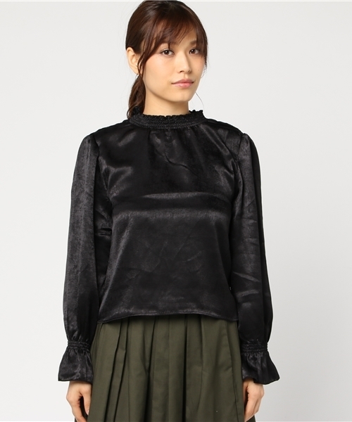 archives（アルシーヴ）の「ヴィンテージサテンブラウス（シャツ/ブラウス・レディース・グレー/ブラック/ピンク・MEDIUM）」の4枚目の写真