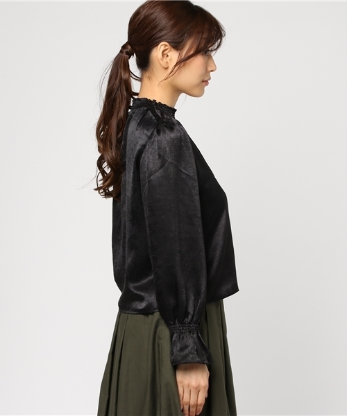 archives（アルシーヴ）の「ヴィンテージサテンブラウス（シャツ/ブラウス・レディース・グレー/ブラック/ピンク・MEDIUM）」の5枚目の写真