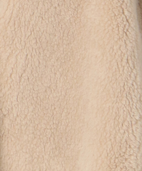 ESTNATION（エストネーション）の「【VERY 11月号 掲載商品】ESTNATION ボアノーカラーロングコート（その他アウター・レディース・ベージュ・38）」の6枚目の写真