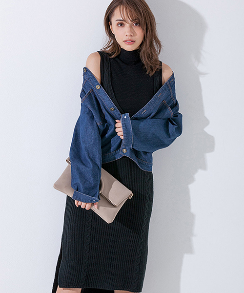 Fifth フィフス の ケーブルニットキャミソールワンピース ワンピース Wear