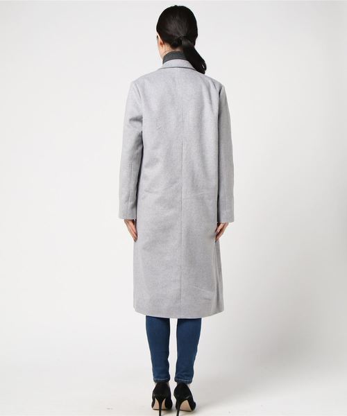 koe（コエ）の「ウール混チェスターコート（チェスターコート・レディース・ダークグレー/ライトグレー/キャメル・L/M/S）」の6枚目の写真