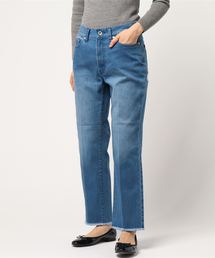 un dix cors | 刺繍入りテーパードPT(デニムパンツ)