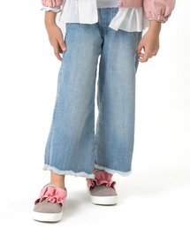 apres les cours | フリンジデニムパンツ 9分丈(デニムパンツ)