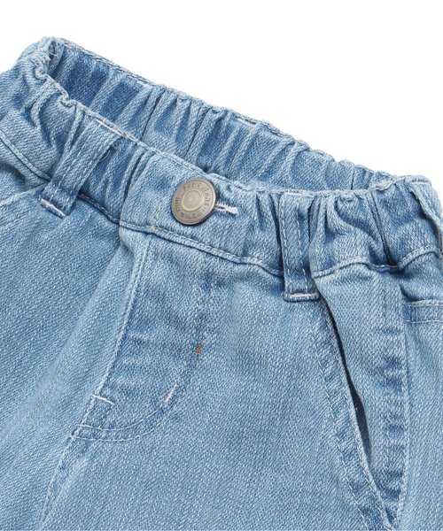 apres les cours(アプレレクール)の「フリンジデニムパンツ 9分丈(デニムパンツ・キッズ・ネイビー/サックスブルー・90/100/110/120/130/140)」の11枚目の写真