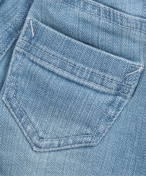 apres les cours(アプレレクール)の「フリンジデニムパンツ 9分丈(デニムパンツ・キッズ・ネイビー/サックスブルー・90/100/110/120/130/140)」の13枚目の写真