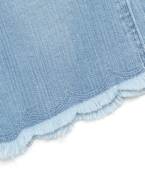 apres les cours(アプレレクール)の「フリンジデニムパンツ 9分丈(デニムパンツ・キッズ・ネイビー/サックスブルー・90/100/110/120/130/140)」の15枚目の写真