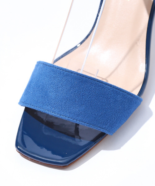 PICHE ABAHOUSE（ピシェ アバハウス）の「【WEB別注】クリアヒールストラップサンダル（サンダル・レディース・ブラック/イエロー/ブルー/シャンパン・SMALL/MEDIUM/LARGE）」の18枚目の写真