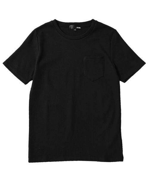 JOKER(ジョーカー)の「ワッフルポケット半袖Tシャツ(Tシャツ/カットソー・メンズ・カーキ/ピンク/ブルー系その他/ブラック/ベージュ/オフホワイト・L/M/XL)」の8枚目の写真