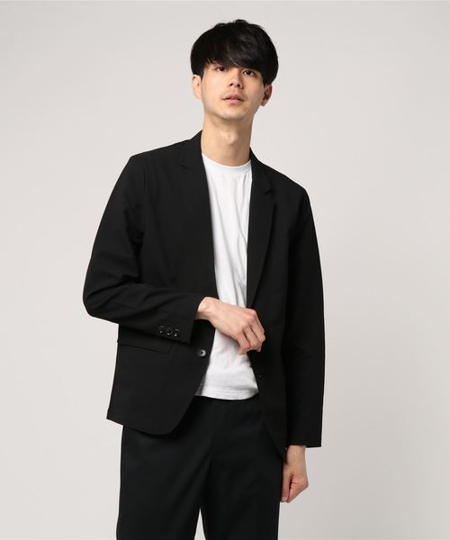 JACKROSE（ジャックローズ）の「CORISCO ストレッチサッカーテーラードJKT（テーラードジャケット・メンズ・ホワイト/ブラック/ネイビー・M/L）」の2枚目の写真