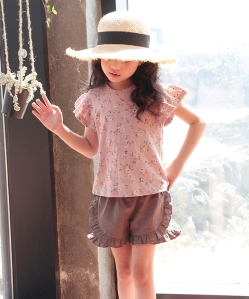 Rora(ローラ)の「ライン ショートパンツ(その他パンツ・キッズ・ブラウン・110cm/100cm/120cm/130cm/90㎝/140cm/150cm)」の5枚目の写真
