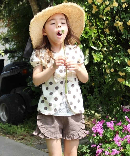 Rora(ローラ)の「ライン ショートパンツ(その他パンツ・キッズ・ブラウン・110cm/100cm/120cm/130cm/90㎝/140cm/150cm)」の12枚目の写真