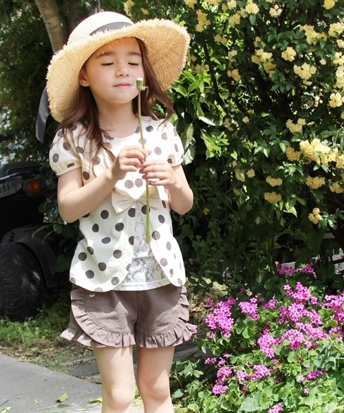 Rora(ローラ)の「ライン ショートパンツ(その他パンツ・キッズ・ブラウン・110cm/100cm/120cm/130cm/90㎝/140cm/150cm)」の13枚目の写真