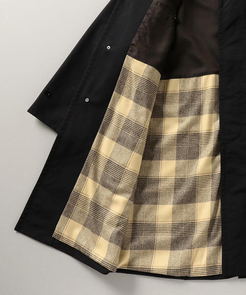 Camoshita（カモシタ）の「＜Camoshita UNITED ARROWS（カモシタ ユナイテッドアローズ）＞ PO/NY ステンカラーコート（ステンカラーコート・メンズ・モカ/ブラック・50/44/46/48）」の8枚目の写真