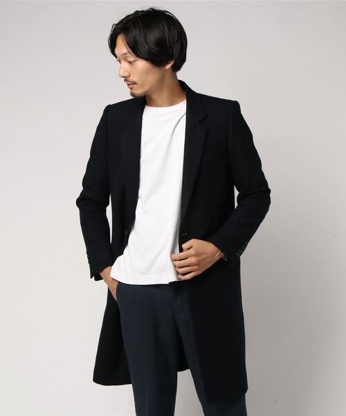 WOOL MELTON CHESTERFIELD COAT（チェスターコート）｜JOHN